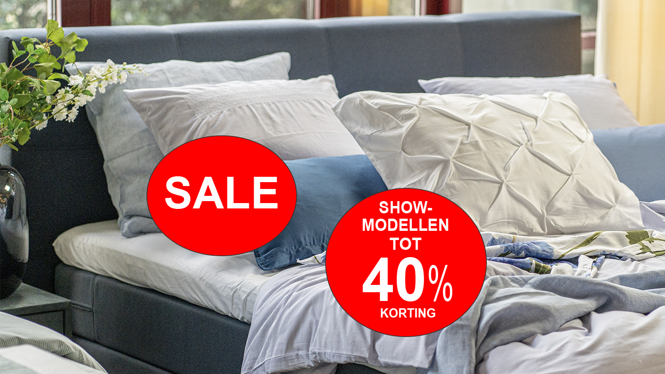 Sale showroommodellen boxsprings